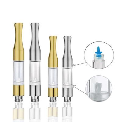 DHL CE3 G2 Cartridge Vape Tank Gold Metal plastic Drip Tips WAX Thick Oil Vaporizer Atomizer For BUD Touch O Pen Battery