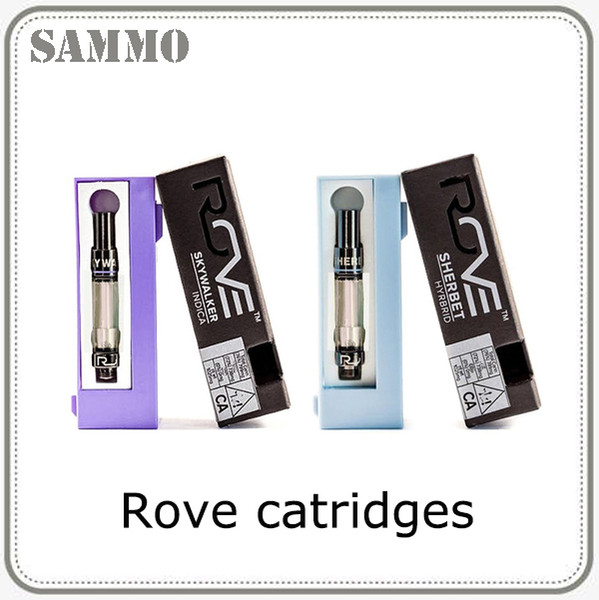 12 flavor for option Rove vape catridges Pyrex Glass Vape pen 0.8ml Ceramic Coil 0266271