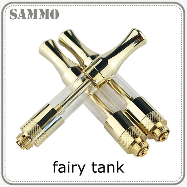 2017 Newest C BD tank glass Gold ceramic coil wickless oil cartridge 510 cartridge glass VS newest glass 510 cartridge fairy tank 0266120