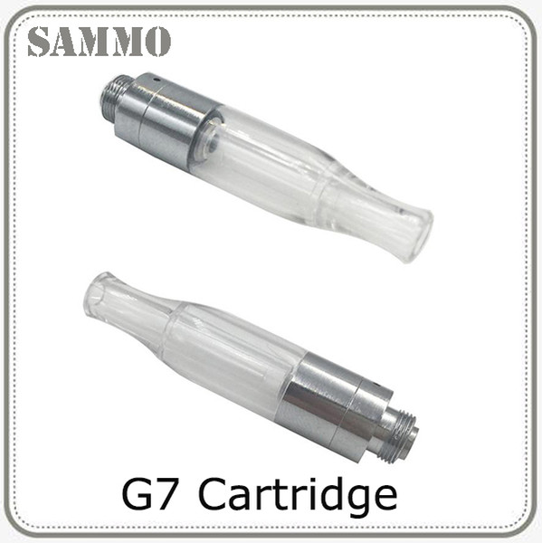 G7 Cartridge Clear Food Grade Plastic Tank Vaporizer Pen 510 Thread Cartridges For Bud Touch Battery oil Clearamizer G7 Atomizer 0266166-1