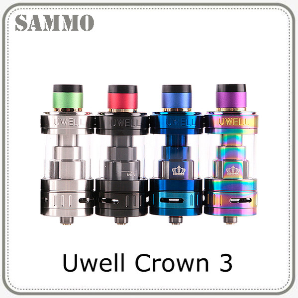 Uwell Crown 3 III Tank 5ml Top Refilling Flavor Tank 24.5mm Diameter 5 Colors Vape Atomizer 0266125