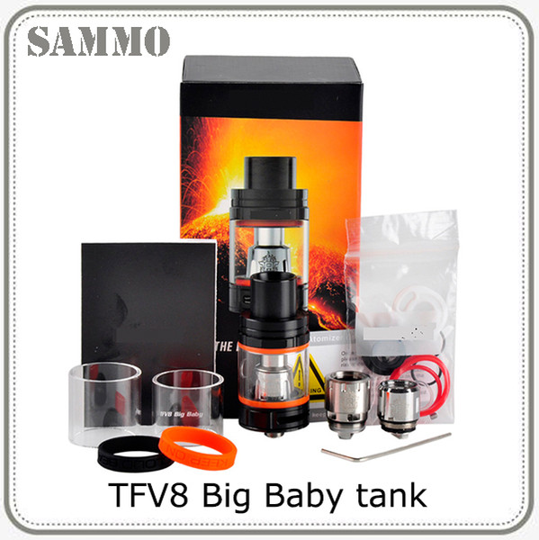 TFV8 Big Baby an enlarged version based on TFV8 baby, adopts new V8 Baby-X4 quadruple core, c-T6 sextuple core and V8 Baby 0266142