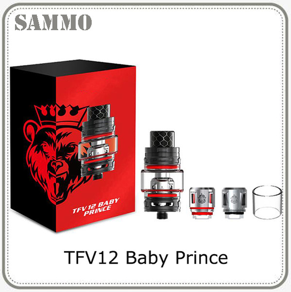 TFV12 Baby Prince Tank 4.5ml Baby Beast King with Q4 T12 Mesh Coils VS TFV12 tank 0266207