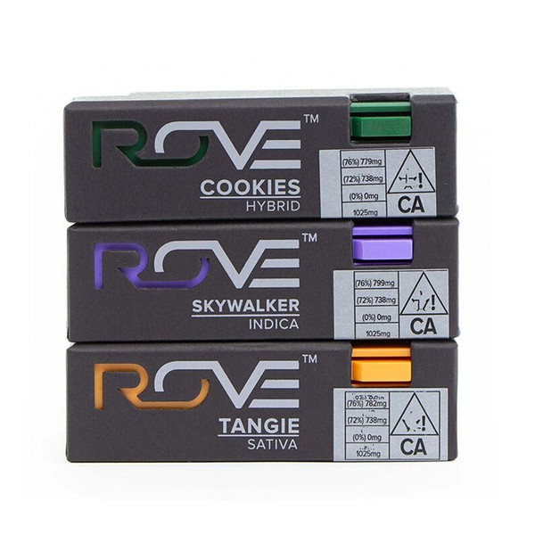 Hot sale Rove Vape Cartridges Pyrex Glass Vape Pen 1.0ml Ceramic Coil Cart 11 Flavors For Option Kingpen Smart Carts