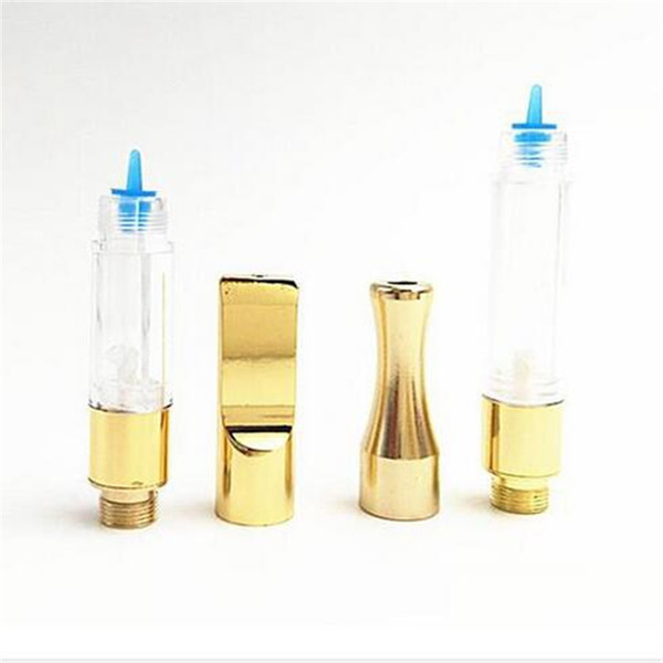 ASD G2 BUD Oil Cartridge Metal Tip CE3 Tank Cartridge Vaporizer WAX Atomizer 510 Thread Cartridge O Pen Silver Gold Flat Round Tips