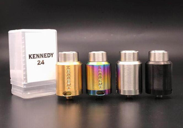 Newest high quality Kennedy 24mm RDA Atomizer Stainless steel material E Cigarette rebuildble RDA DHL Free