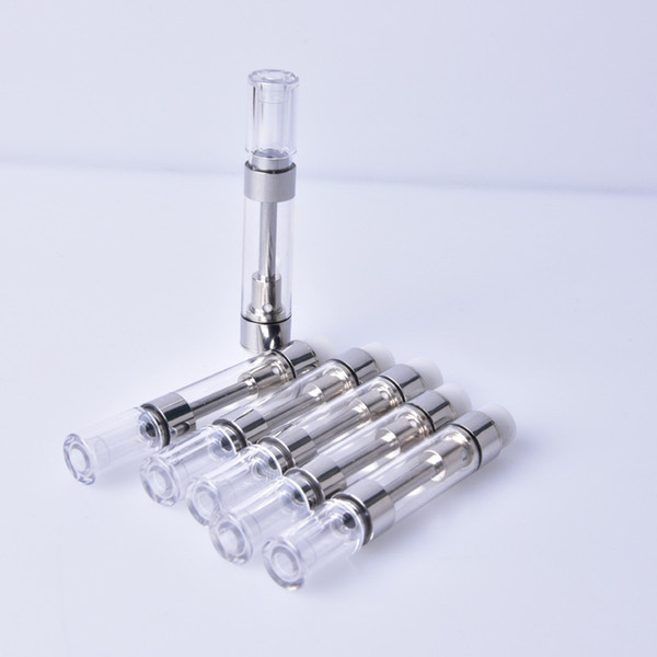 Refillable G5 Ceramic Coil Vape Cartridges 0.5ml 1.0ml G5 Vape Pen Clear Drip Tip Vaporizer 510 Thread Thick Oil Vape Tank