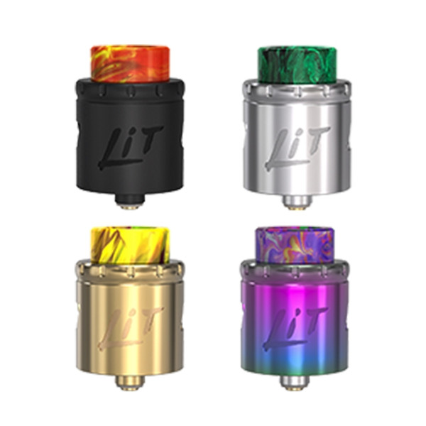 kathvapor 100% Original VandyVape Lit RDA Atomizer 24mm Diameter Horizontal Vertical Mesh Multifunction Base Tank For 510 Thread free ship