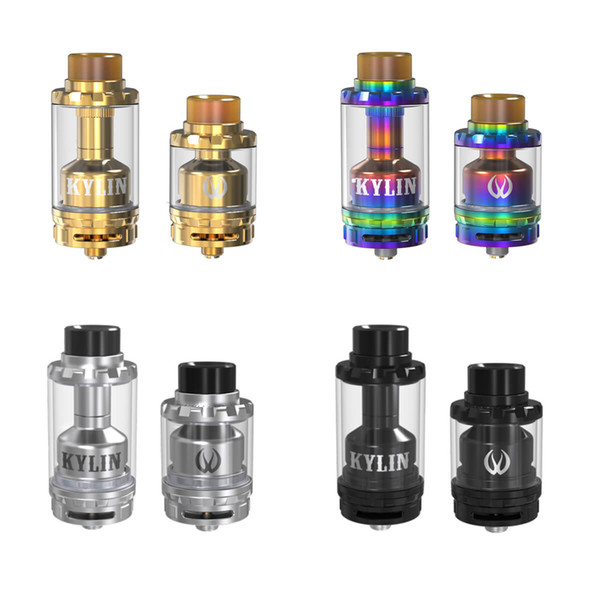 Authentic Vandy Vape Kylin V2 RTA Tank 3ml 5ml Pyrex Glass Tube Sub Ohm Atomizer For 510 Thread Box Mod 1005 Original Vandyvape