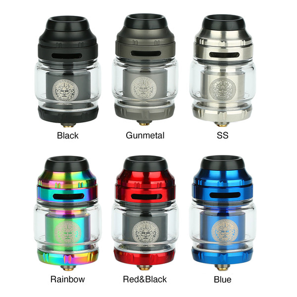 100% Original Geekvape Zeus X RTA Tank with 810 Drip Tip 4.5ml Capacity Single/Dual Coil Building Top Airflow