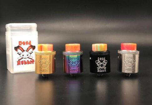 2017 newest design Dead rabbit rda rebuildable dripper atomizer Support both single and dual wire Hellvape Dead Rabbit RDA clone DHL free