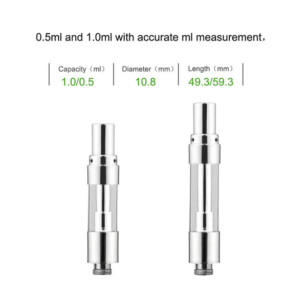 100% Original Airis Qcell VE12 Cartridge 0.5ml 1.0ml Quartz Coil Glass Thick Oil Vaporizer In Stock