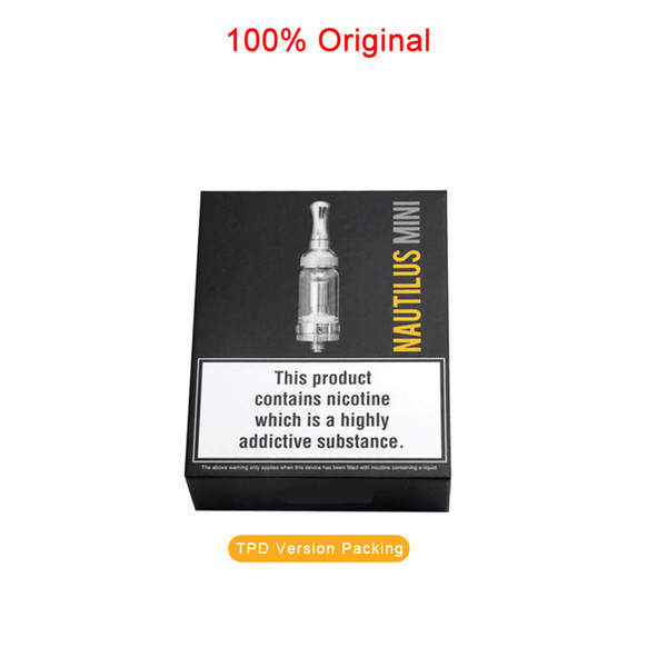 Cheap Nautilus Airflow Adjustable Nautilus Mini tank 2ml TPD Compliant with Nautilus BVC Coils 1.8ohm 100% Original Tank