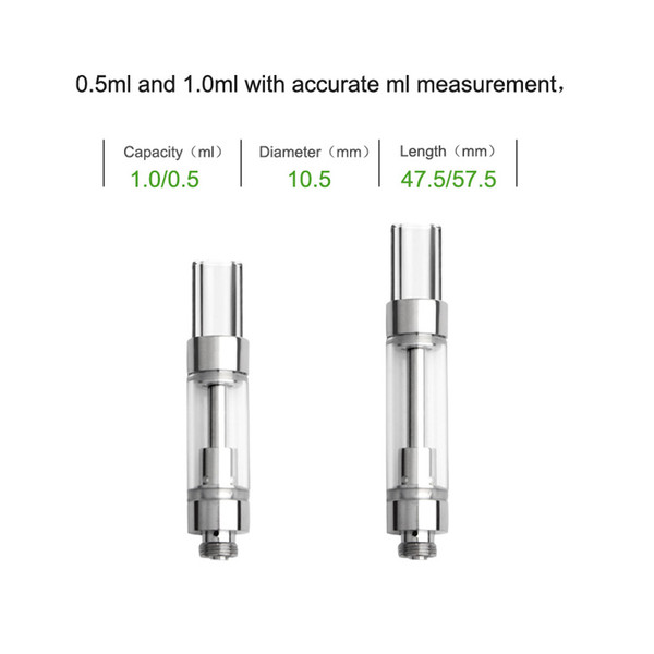 100% Original Airis VE10 QCell Cartridge 0.5ml 1.0ml Quartz Coil Leakproof Atomizer Thick Oil Vape Tank