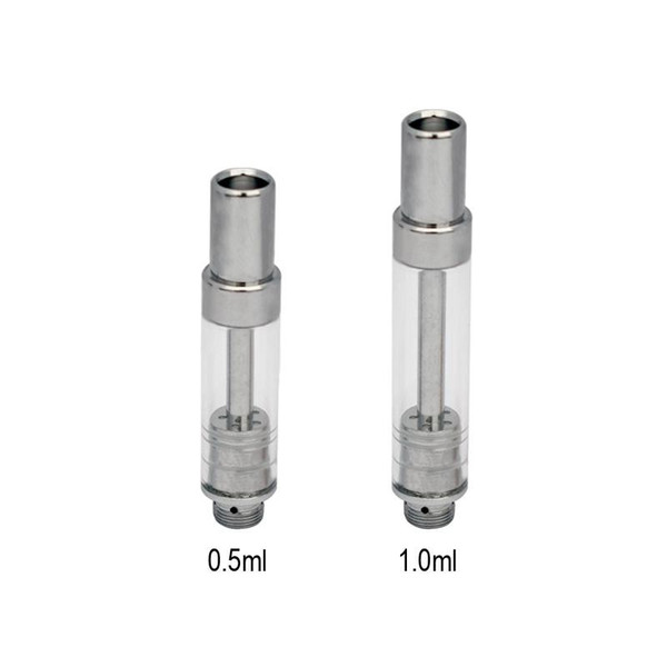 AC1007 thick oil tank tanks atomizer cartridge cartridges 0.5ml 1.0ml ceramic coil coils core wee fit preheat bud battery 510 thread