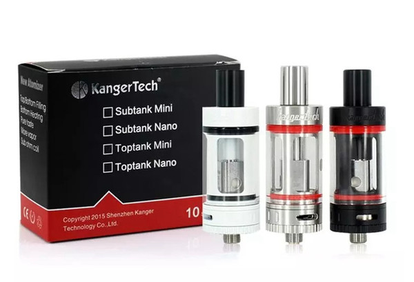 kanger kangertech subtank mini single packing box tank tanks ssocc occ coil coils atomizer clearomizer top filling control sub ohm clone