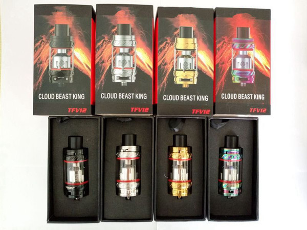 tfv12 the cloud beast king sub ohm full kit kits tfv 12 tank tanks atomizer clearomizer rba glass coil coils ecig clone clones