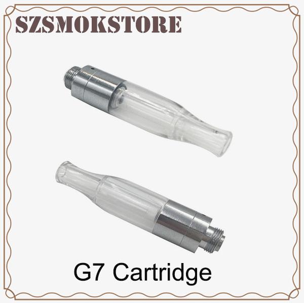 G7 Cartridge Clear Food Grade Plastic Tank Vaporizer Pen 510 Thread Cartridges For Bud Touch Battery oil Clearamizer G7 Atomizer 0266166-