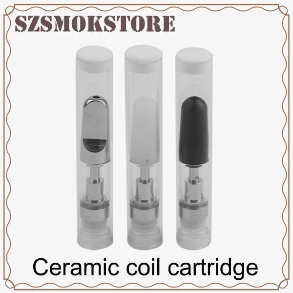 Hot Selling Ceramic coil cartridge Tank Top Airflow Adjustable fit 510 thread Cartridges Thick Oil Ceramic Vs th205 MT6 0266196-1