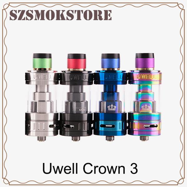 Uwell Crown 3 III Tank 5ml Top Refilling Flavor Tank 24.5mm Diameter 5 Colors Vape Atomizer 0266125-1