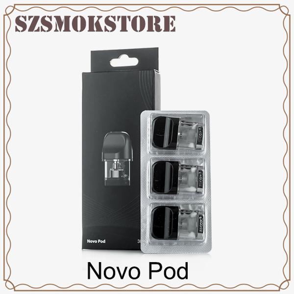 Novo Kit Vape Cartridges Replacement 2ml Refillable Empty 1.2ohm 1.5ohm Nic Salt Refilling Pods Cartridge for Novo Pod 0266253-1