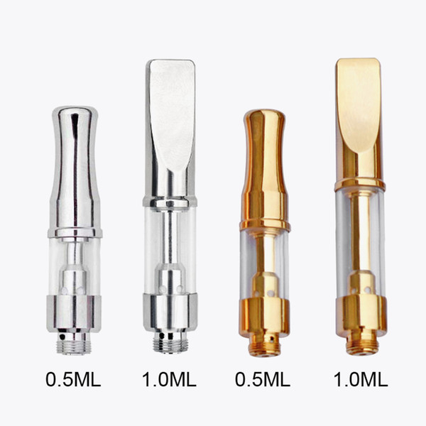 92A3 Atomizer Pyrex Glass Tank Ceramic Coil vaporizer Thick Oil 510 vape cartridge package For brass knuckles free DHL