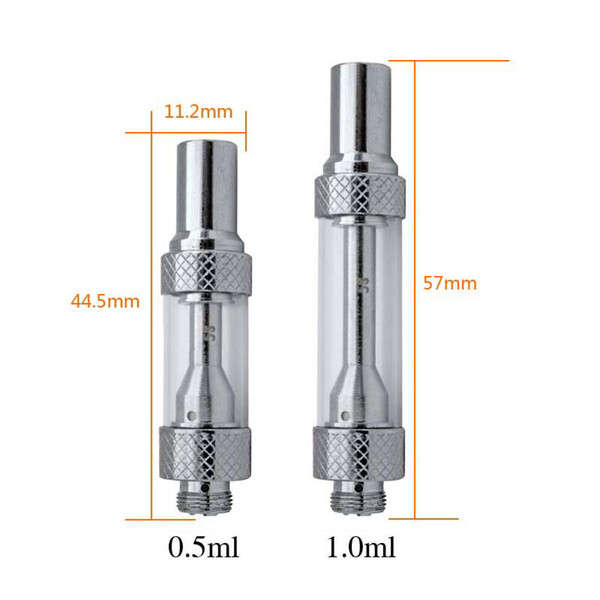 100% Original MJTech A2 Atomizer Oil Cartridge Tank 0.5ml 1.0ml Capacity Thick Wax Vaporizer For 5S C1 C2 C10 Preheating Battery