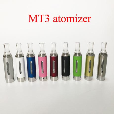 MT3 Electronic Cigarettes Atomizers 2.4ML Tank E Cigs Vape Pen MT3 Atomizer Rebuildable Bottom Coil Vaporizer Ecig For EGO EVOD Batteries