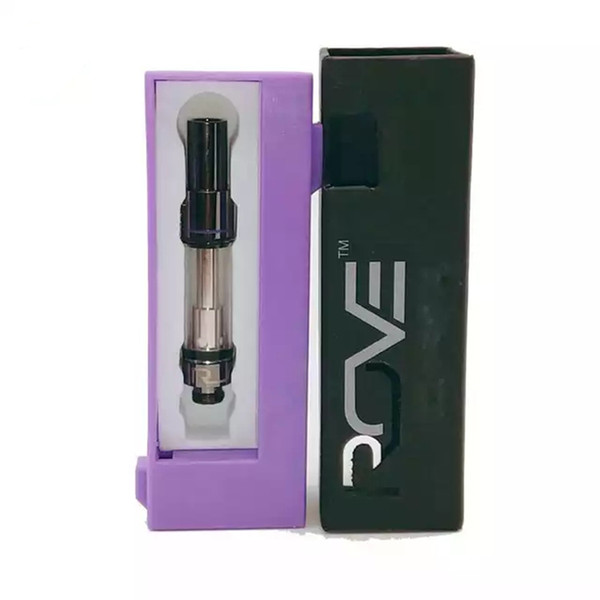 Rove Cartridges 510 Thread Vape Carts Ceramic Coil rove vape cartridges packaging Thick Oil Atomizer 1.0ml Glass Tank Metal Tips with Flavor