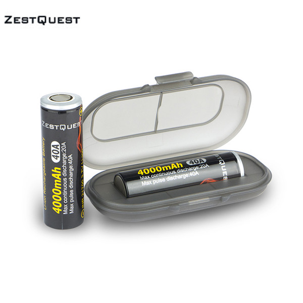 Authentic Zest Quest ZQ 21700 INR 3.7V 4000mAh Capacity 40A Li-ion Rechargeable Battery 18650 21700 Vape Battery