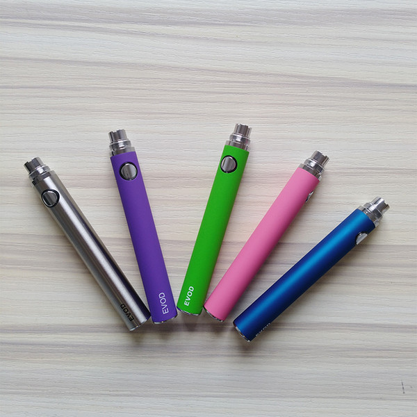 10 PCS/LOT EVOD Variable Voltage battery 650mAh 900mAh 1100mAh evod twist eGo ecig batteries for MT3 CE4 CE5 atomizer