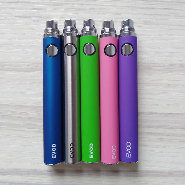 EVOD Battery 650mah 900mah 1100mah colorfull EVOD Battery for MT3 CE4 CE5 CE6 Electronic Cigarette E cig Kit