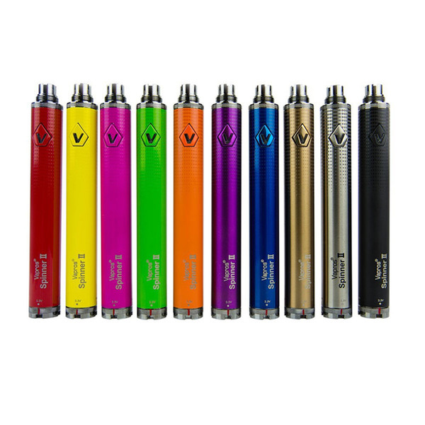 Vision Battery vision spinner II 1600mah VV variable voltage vs ego-t battery twist Vision2 Battery E Cigs Electronic Cigarettes eGo atomi