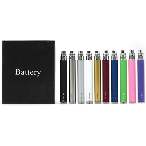 EGO-C Twist Battery 650mah 900mah 1100mah 1300mah Electronic Cigarette Variable Voltage Battery 3.2-4.8V Ego Kits For CE4 MT3 Tank Electroni