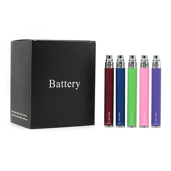 eGo-c Twist Battery Vision Spin Variable Voltage Battery 3.2-4.8V 650mah 900mah 1100mah 1300mah Vision Spin eGo EVOD Kit CE4 MT3