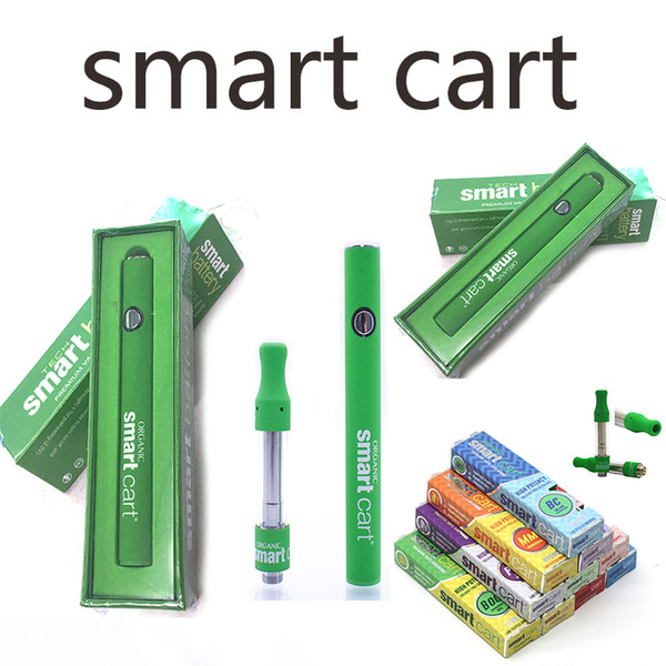 Smart Cart Vape Pen Kit 380mAh VV Preheat SmartCart Battery With USB Charger Starter Kit Fit 510 Vape Cartrdges Smart Cart Dank