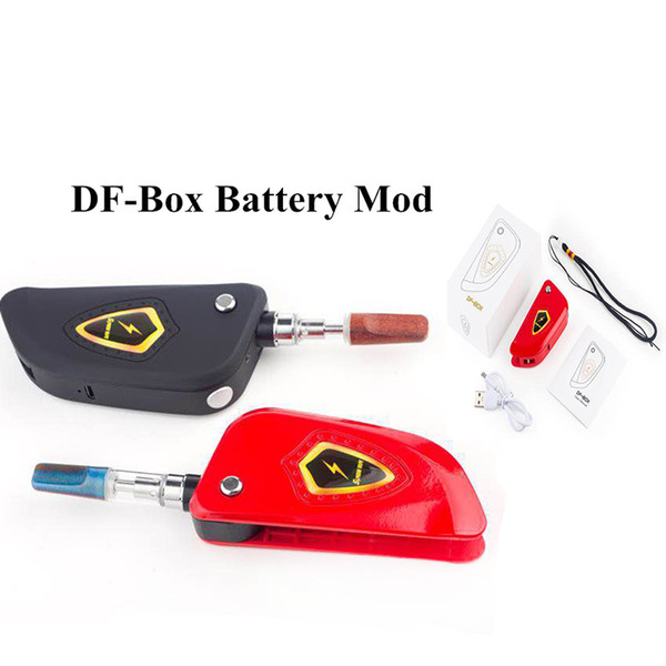 High Quality DF-Box Key Box 650mah Mini Box Adjustable Voltages Mod Preheating Battery 510 Cartridges Free DHL 2 Color