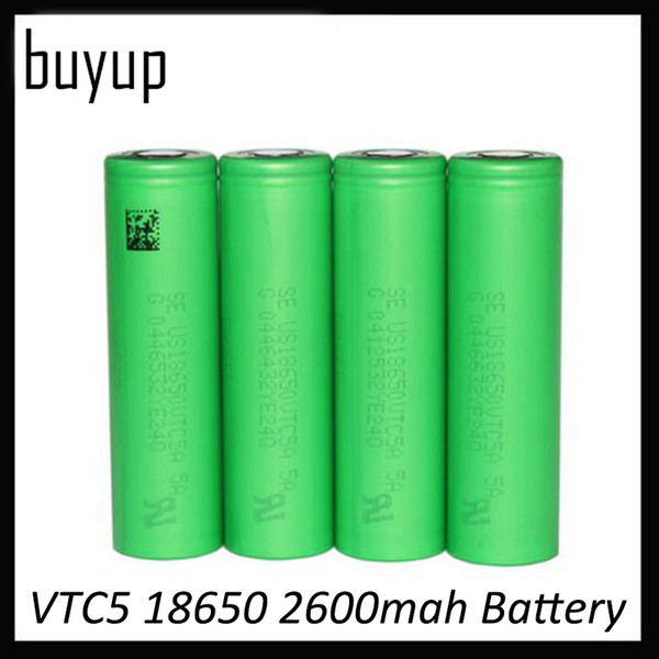 High Quality VTC5 18650 US18650 3.7V 20A 2600mAh VTC5 High Drain Rechargeable Battery For Sony Electonic Cigarette 100W 0269012-1