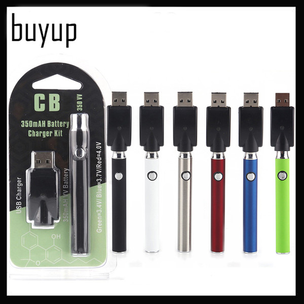 Preheat Battery Kits Preheating 350mAh VV Variable Voltage with USB charger CO2 Thick Oil Cartridges Vaporizer 510 O Pen BUD Touch 0266137-1