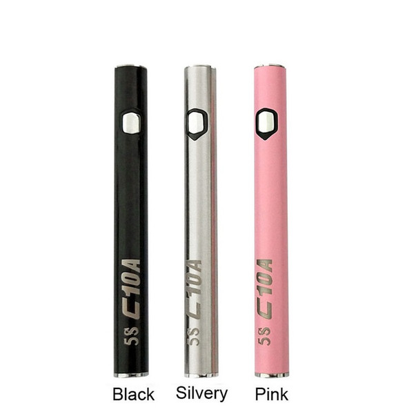 5S C10A Voltage Adjustable 280mAh Preheating Battery Vape Pen For Thick Oil Vaporizer With Bottom USB Charger Port OEM Welcomed