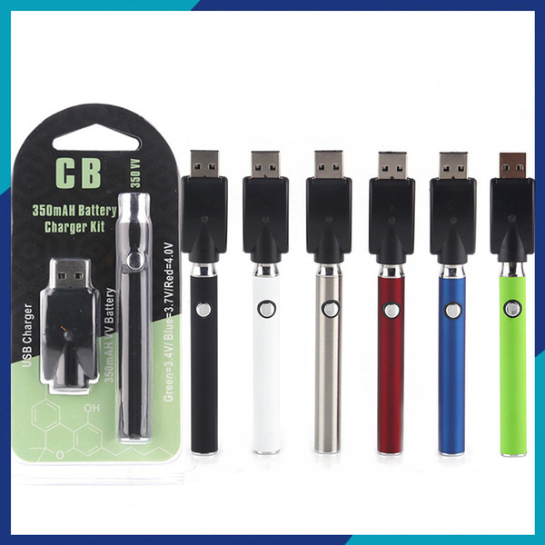 Preheat Battery Kits Preheating 350mAh VV Variable Voltage preheat mini USB charger CO2 Thick Oil Cartridges Vaporizer 0266137-1