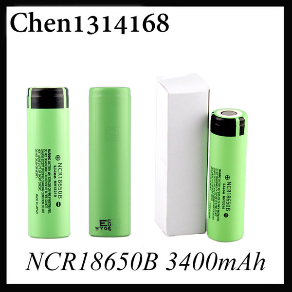 3400mah 18650 Battery NCR18650B Lion Lithium Rechargeable Batteries Battery For E Cigarette/Flash Light Fedex Free Shipping 0269007-1