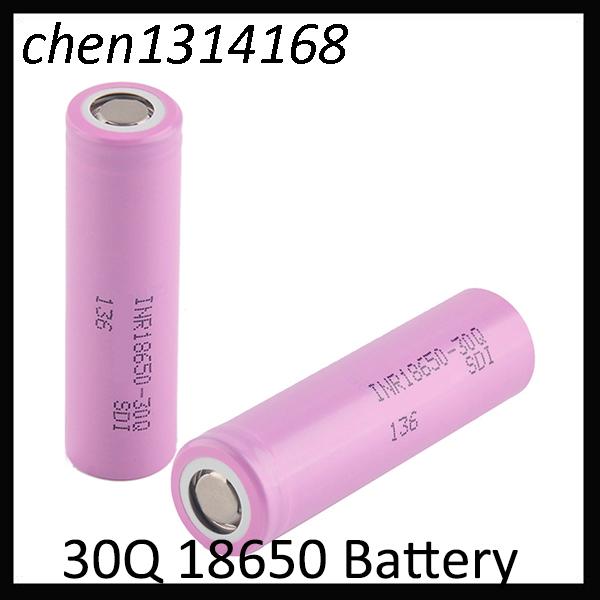 18650 Rechargeable Battery 30Q 3000mah High Drain Cell With Lithium Batteries MSDS Report Free Shipping 0269008-2