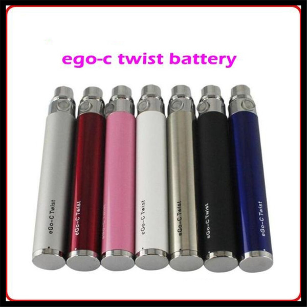 eGo-C Twist Battery ego variable voltage battery 650mah 900mah 1100mah for ego electronic cigarette kit e Cigarette Kits