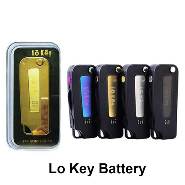 Lo Key Battery Flip Vape 350mah preheating 3 setting Voltage 2.7-3.1-3.6V For Vape Cartridges VS imini vmod Batteries Kit