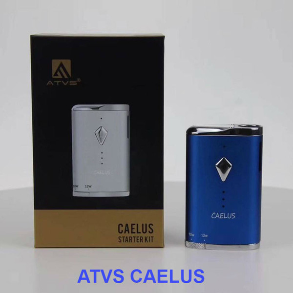 Original ATVS Caelus Battery Box Mod MINI Vape Pen Vaporizer 650mAh Preheating Fit 510 Thread cartridge DHL FREE