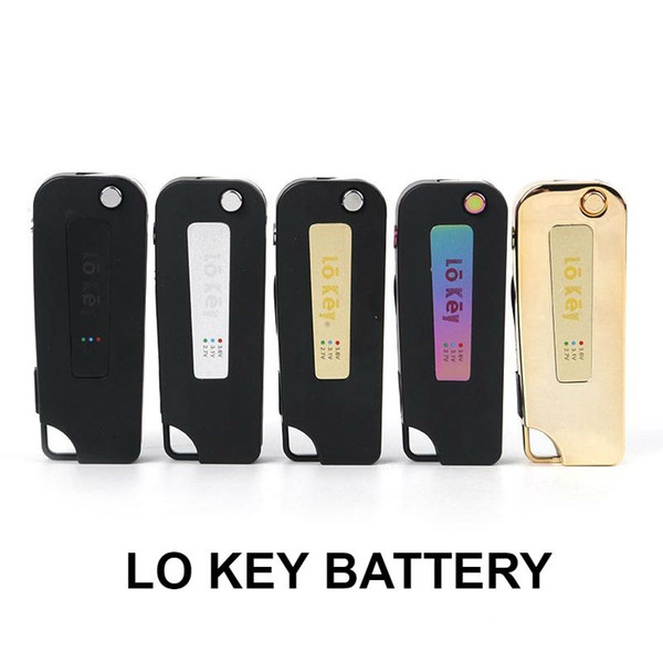 Lo Key Battery Flip Vape Battery Vape Pen Mod 350mah preheating 3 setting Voltage 2.7-3.1-3.6V E Cigarette DHL FREE