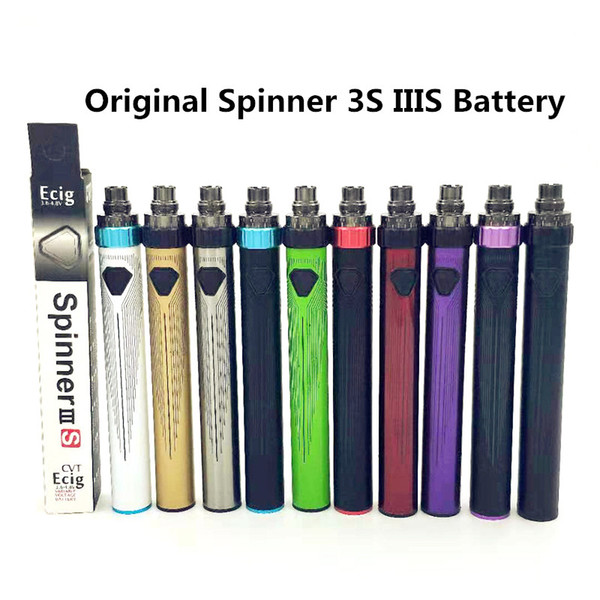 Factory Original Spinner 3S Battery 1600mAh 3.6V-4.8V Top Twist Variable Voltage Battery Vision Spinner III 3 S 510 Thread Battery