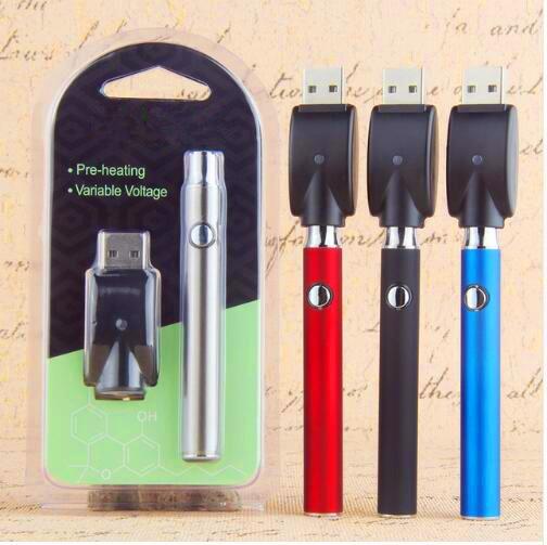 Preheating Variable Voltage Battery Charger Kit 350mAh PreHeat O Pen Bud Touch Function adjustable Preheat Vape Battery For CE3 G2 Cartridge