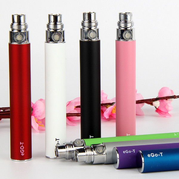 EGO T Battery 650mah 900mah 1100mah Ego T Electronic Cigarette 510 Thread for CE4 MT3 Protank DHL